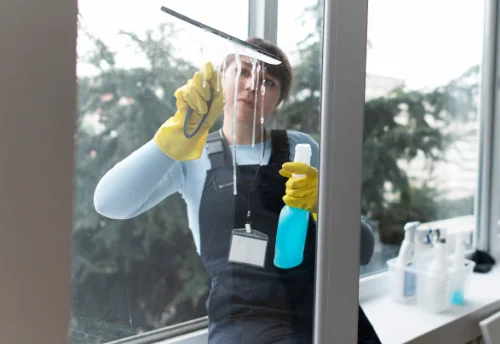 Nettoyage de vitres intérieures et extérieures au Châtelet-en-Brie